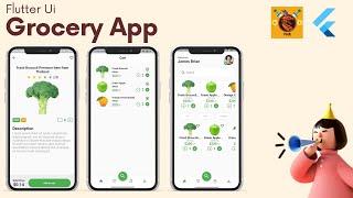 Flutter UI: Grocery App 01 - menggunakan Flutter dan Flutter Hyper Extension