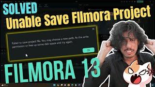 SOLVED - Failed to Save Project File Filmora