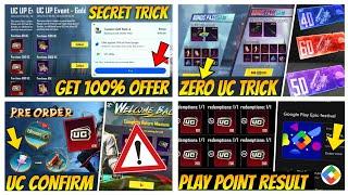 BIGGEST TRICK | ₹300 में 3000 UC | ₹0 Uc A11 Bonus Pass |3.6 Update/Uc Up Event Golden Spin Edition