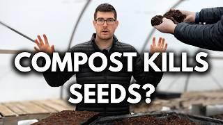 Why We Do Not Use COMPOST In Seed Starting (Why You Should Not Either)