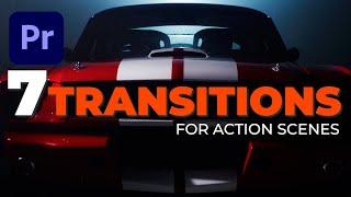 7 TRANSITIONS for Action scenes - Adobe Premiere Pro (no plugins!)