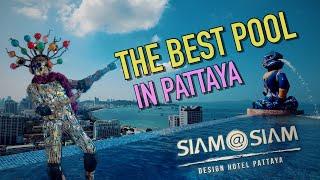 The best infinity pool in Pattaya: Siam@Siam Design Hotel.