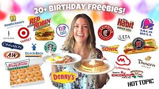 Over 20 Food and Retail Birthday Freebies To Grab! What They Are & How To Get Them.  Adara Unboxed