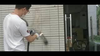 2000w laser cleaning machine cleaning Graffiti