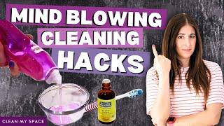 MIND BLOWING Cleaning Hacks From a PRO!