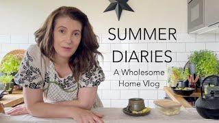 SUMMER DIARIES | A Wholesome August Home Vlog, Get Ready with Me, Indoor Planting, Strawberries 🪴 