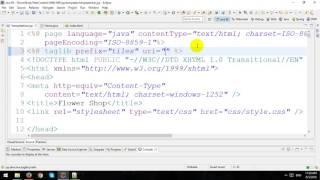 Building An ECommerce Store Using Spring MVC Framework - Part 1 - Template