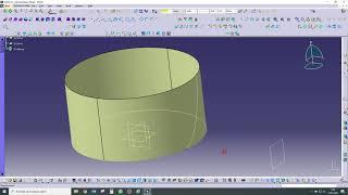 Catia V5 Generative Shape Design Projection and Circular Pattern Commands tmzhakan HT Technology