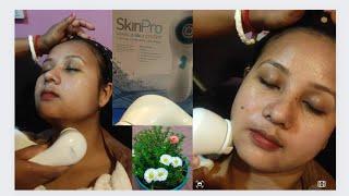 How to use Oriflame skin pro sonic 3-in-1system review+demo orilame facial kit se.