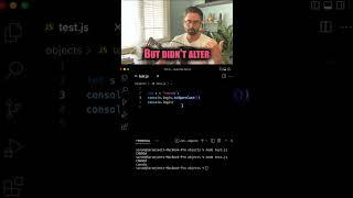 Call by Value and Call by Reference in JavaScript | #javascript  | #shorts