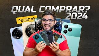 TOP 5 Melhores Smartphone da REALME para COMPRAR em 2024! (excelentes e confiáveis)