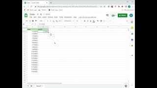 How to autofill dates in Google Sheets