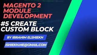 Magento 2   Module Development #5 Create Custom Block