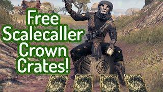 What did I get from my FREE Scalecaller Crown Crates!? - Elder Scrolls Online