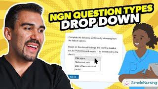 Next Gen NCLEX NGN Question Types PART 2 | Drop Down Rationale and Cloze Questions