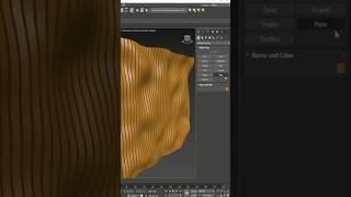 Parametric wall Modelling in 3ds max | Esthetic space decor | #youtubeshorts #shorts