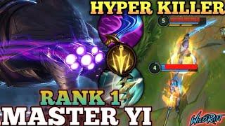 MASTER YI AGGRESSIVE GANK! BEST META MVP BUILD - TOP 1 GLOBAL MASTER YI BY ur eyes to mine-WILD RIFT