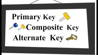 Primary Key|Composite Key|Alternates Key | Lecture 5 |Chapter2