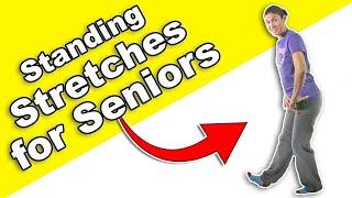 SIMPLE Standing Stretching Routine for Seniors – In Real-time!