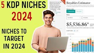 5 most profitable kdp niches in 2024 !! Kdp niche research