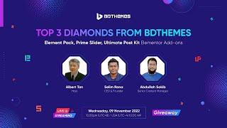 BDThemes Elementor Addons - Element Pack Pro, Prime Slider Pro, Ultimate Post Kit Pro: Special LTD