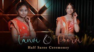 | Tanvi & Poorvi Half Saree Highlights 2022 | Zoom In Momentz Photography |