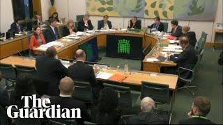 David Lammy is questioned by lawmakers – watch live