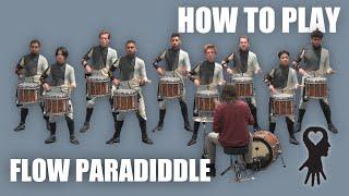 How to play Broken City 2023 - Flow Paradiddle Exercise