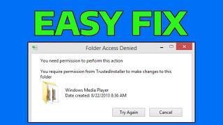 How To Fix Destination Folder Access Denied Error