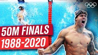 All Olympic finals in men's 50m freestyle! ‍️