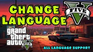 GTA 5 How to Change language #BitBratGaming #gta  #gtav