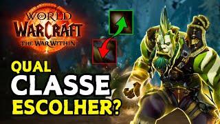 QUAL A MELHOR CLASSE PARA JOGAR - INICIANTES OU VOLTANDO? | WoW The War Within - TWW