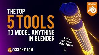 The ONLY 5 Modeling Tools You Need To Make ANYTHING in Blender