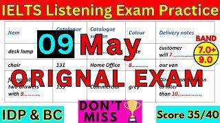 09 May 2024 IELTS Listening Practice Test 2024 with Answers | IELTS Exam Prediction | BC & IDP