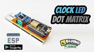 ESP Matrix Board - Clock Led Matrix WiFi NodeMCU ESP8266