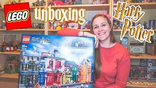 HARRY POTTER UNBOXING | Lego Harry Potter Diagon Alley Set