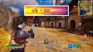 Hitting level 150 in fortnite chapter 4 season 1!