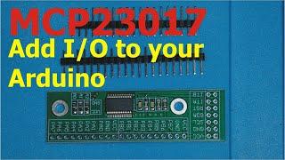 MCP23017 I2C I/O Expander Module