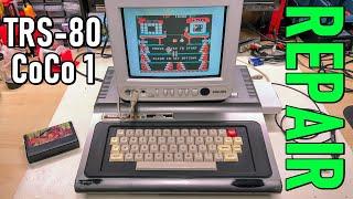 This TRS-80 Color Computer is dead, so let's fix it