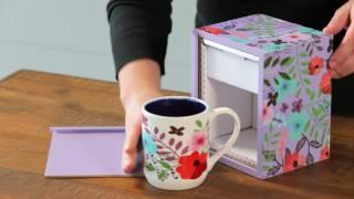 Decorative Box & Ceramic Cup Gift Set from Cypress Home