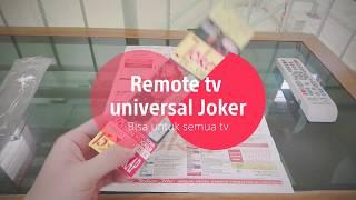 Panduan cara setting remote joker universal untuk semua merk tv dan parabola