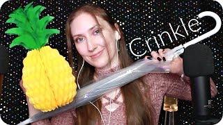 ASMR Crinkle Sounds Around You  Paper, Vinyl, Bubblewrap, Plastic & More Crinkling for Tingles