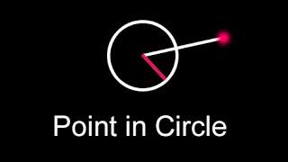 Point Inside Circle Collision Test