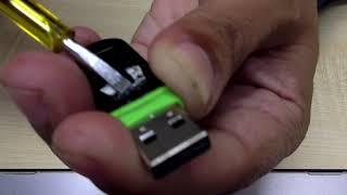 Transcend 4GB Flash Drive Opening