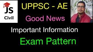 UPPSC-AE,Exam Pattern,Important  information || Civil Engg I By Jitendra Sir