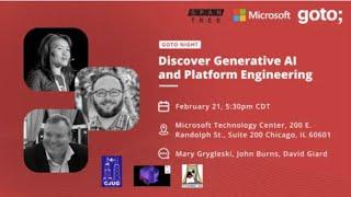 Chicago Community Night w/ GOTO - Discover GenAI and Platform Engineering