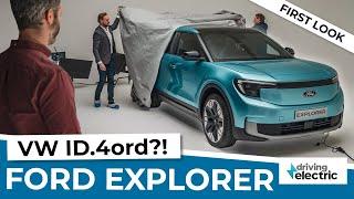 NEW Ford Explorer rights VW’s wrongs! Electric SUV first look – DrivingElectric