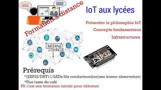 Formation IOT (la partie cours)