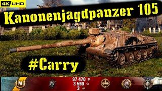 Kanonenjagdpanzer 105 WoT так надо играть. Kanonenjagdpanzer 105 Стоит покупать или нет?