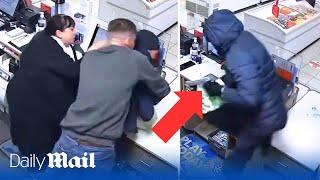 Have-a-go hero tackles gun-wielding robber in Scotland corner shop